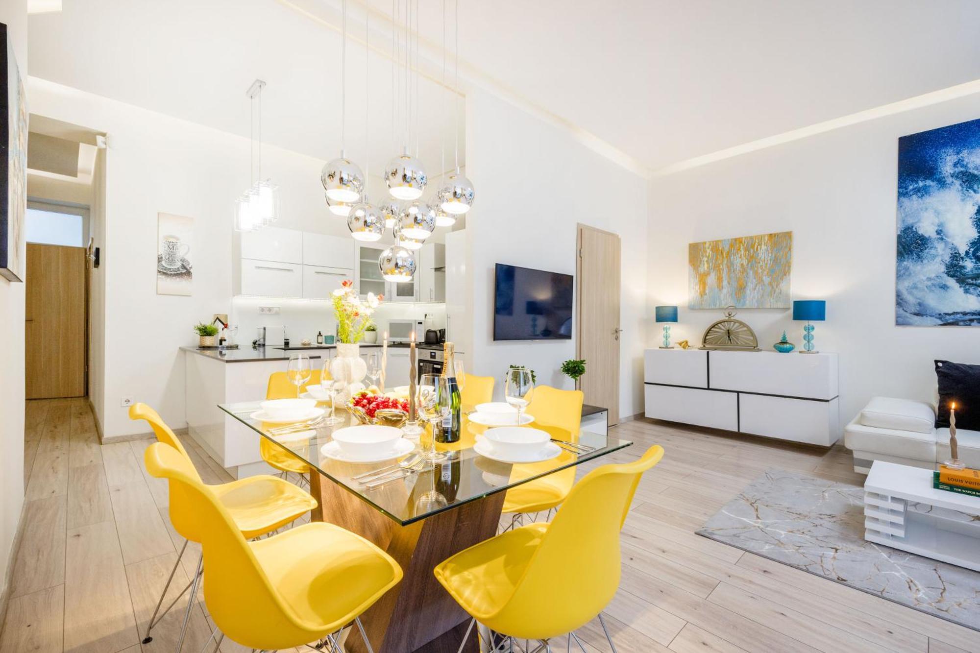 Designer Luxury Next To Dohany Synagogue With Balcony Lejlighed