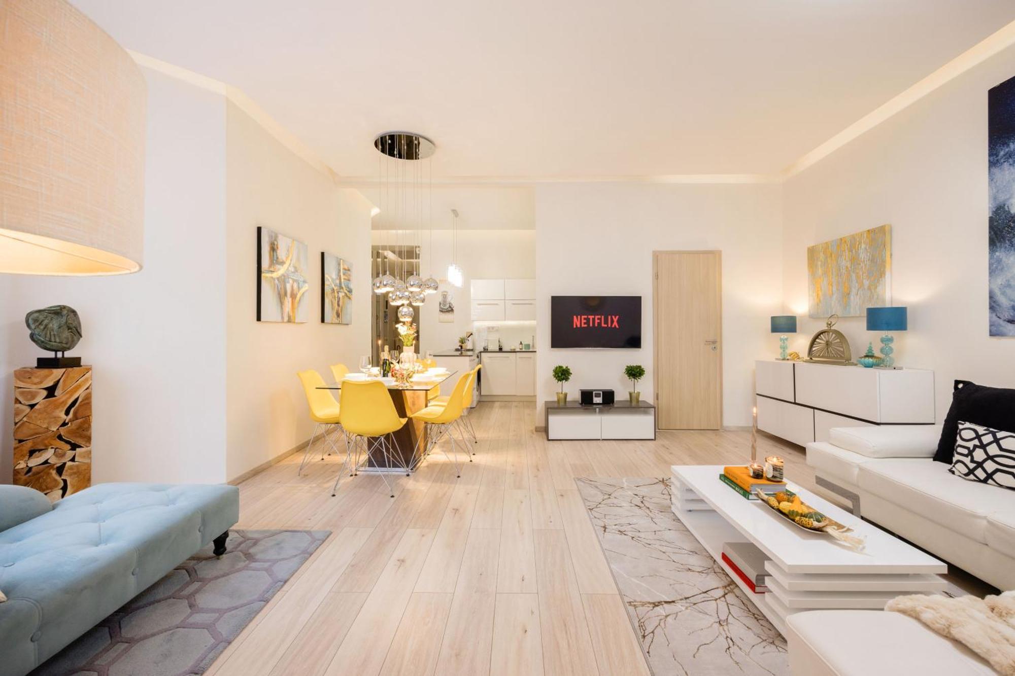 Lejlighed Designer Luxury Next To Dohany Synagogue With Balcony *